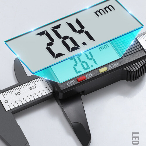0-6" Digital Caliper Measuring Tool Electronic Micrometer With LED Screen 2