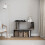 URBN Living (Cedar Grey, 80cm) 2 Tier Modern Bookcase Irregular Storage Shelf Wooden Shelving Unit Display Organiser 3
