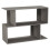 URBN Living (Cedar Grey, 80cm) 2 Tier Modern Bookcase Irregular Storage Shelf Wooden Shelving Unit Display Organiser 4