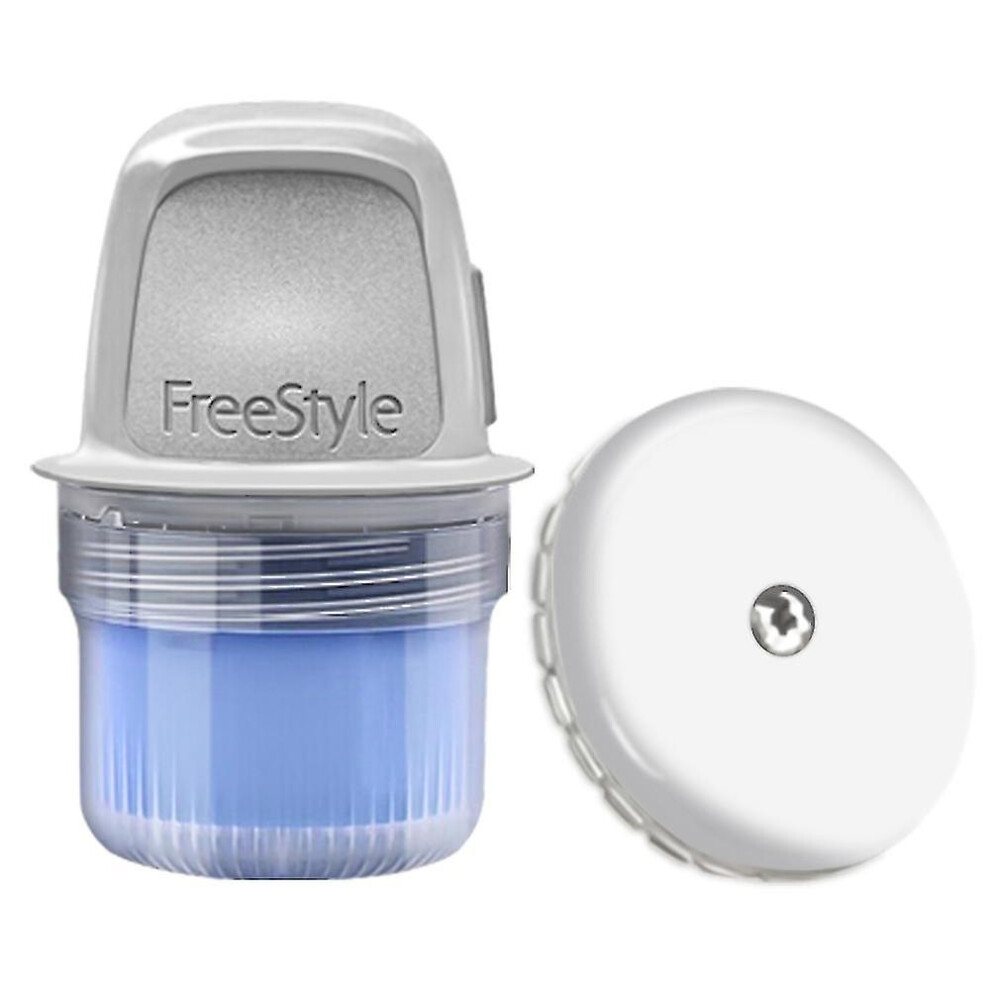 Official 24h Real Time Monitoring Blood Glucose Meter Tester Freestyle Libre Sensor Scanner Sanguis  Finger Free Sugar Testing