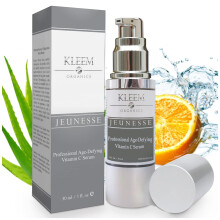 Kleem Organics Vitamin C Serum for Face with Hyaluronic Acid & Vitamin E - Firming Anti Aging Vitamin C Face Serum for Women to Boost