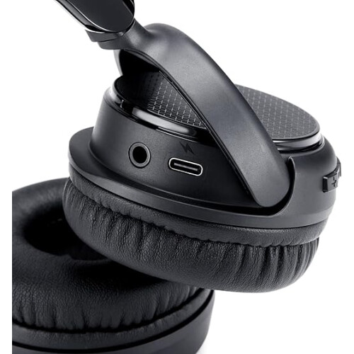 Amazon Amazon Basics Bluetooth Wireless On Ear Headphones, 35 Hour Playtime, Black 2