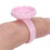 100pcs Disposable Eyelash Glue Ring Cup Eyelash Extension Glue Holder AccessoryPink 3