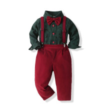 (a, 120cm) Baby Boy Gentleman Long Sleeves Suit Sets with Pocket, 3 Months - 14 Years