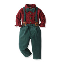 (b, 160cm) Baby Boy Gentleman Long Sleeves Suit Sets with Pocket, 3 Months - 14 Years