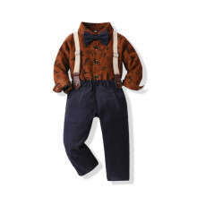 (c, 130cm) Baby Boy Gentleman Long Sleeves Suit Sets with Pocket, 3 Months - 14 Years
