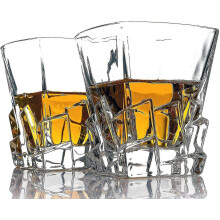 2-pack Whiskey Glasses - Perfectly Weighted Crystal Clear Glasses for Short Drinks