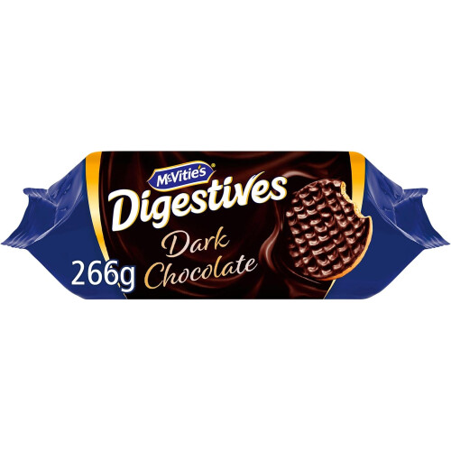 (Pack Of 6) McVitie's Dark Chocolate Digestive Biscuits 266g