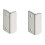 Pair Angled Strike Plates Door Catch Latch Camper Caravan 233.42.790 1