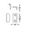 Pair Angled Strike Plates Door Catch Latch Camper Caravan 233.42.790 2