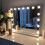 Hollywood Mirror Usb Makeup With Lights Lighted 10 Bulbs 3 Lighting Modes(only Lights) 2