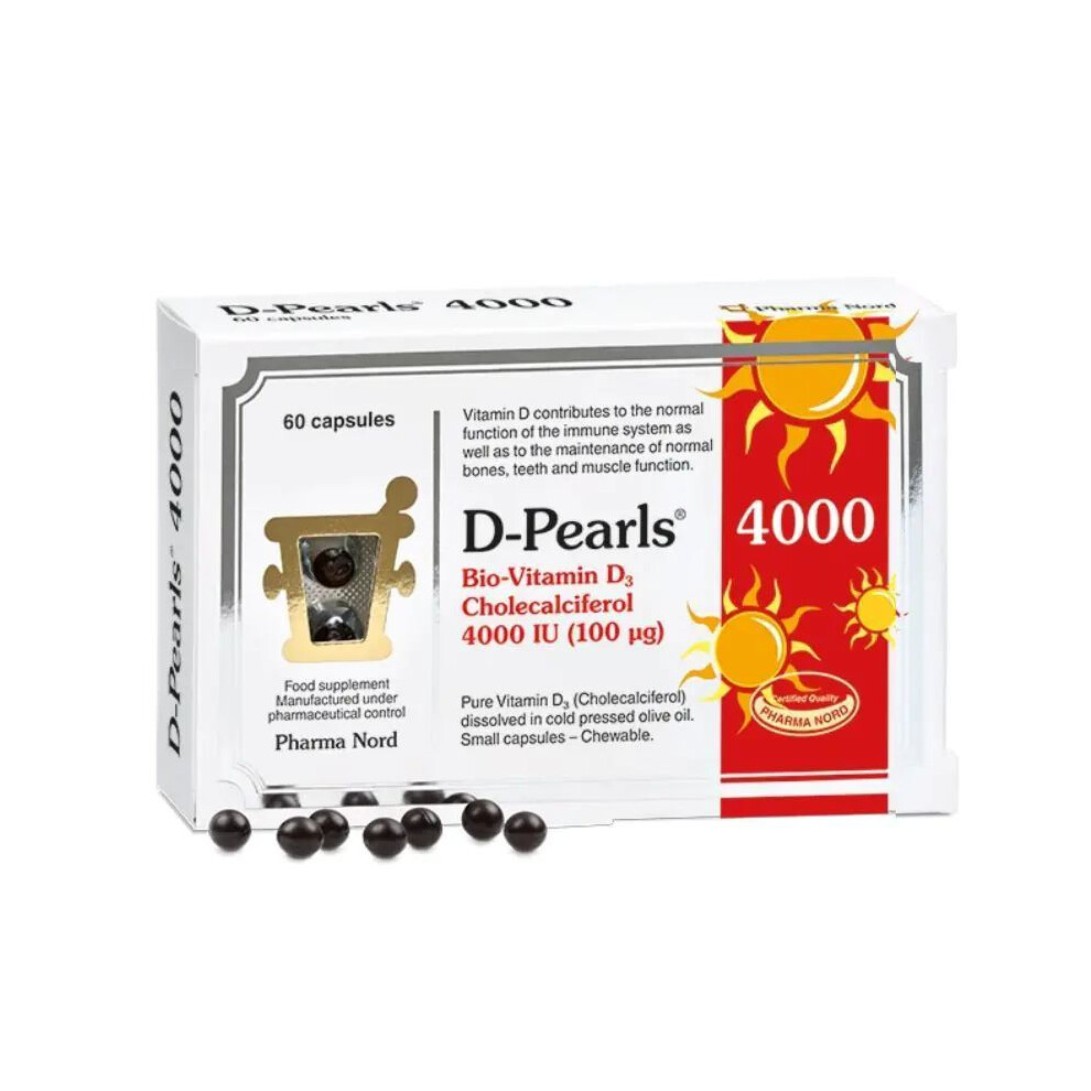Pharma Nord D-Pearls 4000IU (100mcg) - 60 Capsules - Image 4