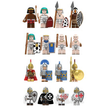 (16pcs-A) 16pcs Roman soldier Nubian tribe Egypt Minifigure Kid Toy Gift