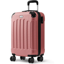 LUGG 20 Inch Skywander Lightweight Travel Cabin Bag 55x35x23cm, Rose Gold
