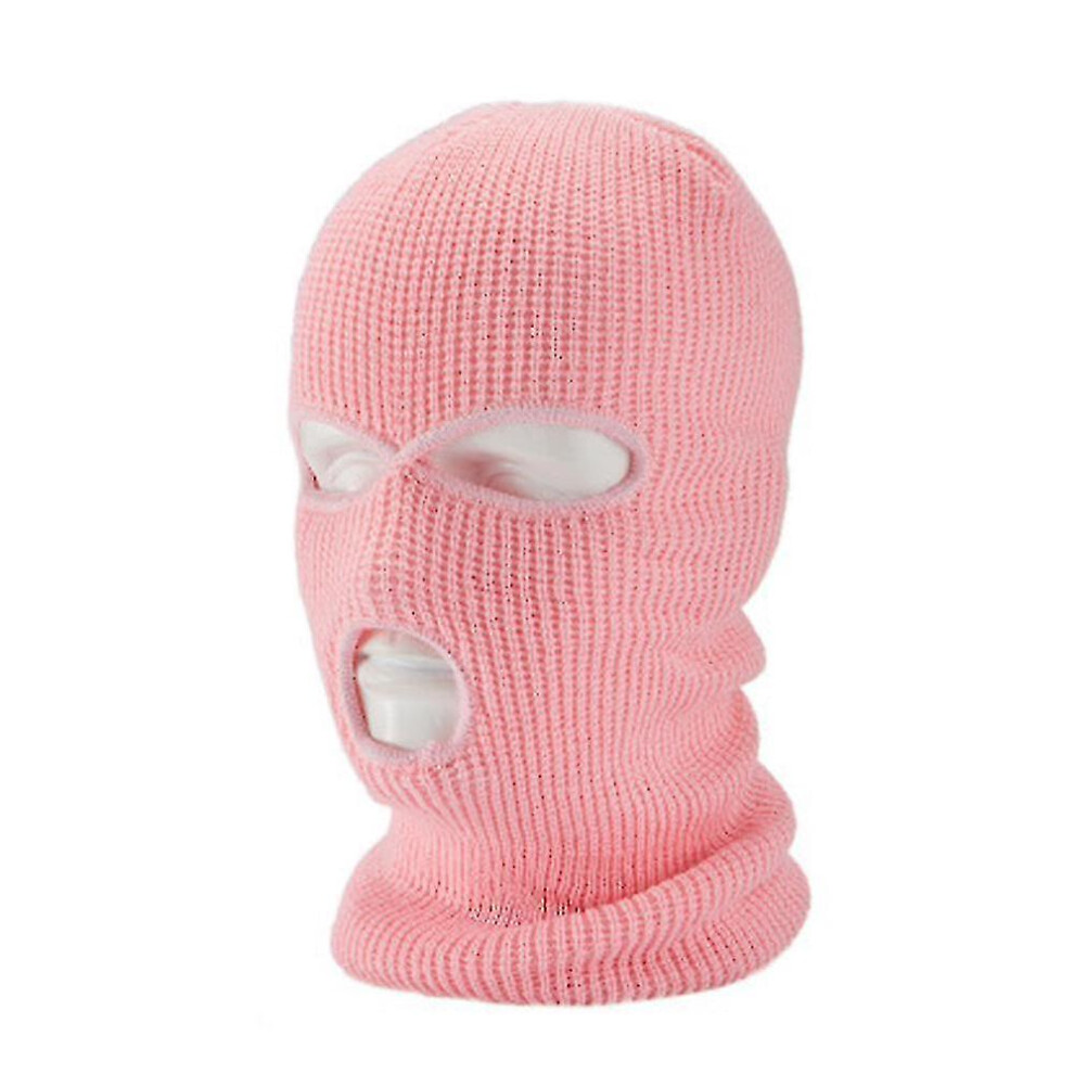 (Pink) Winter Balaclava Hood Beanie Warm Mask Tactical Face Pink 8792504026793