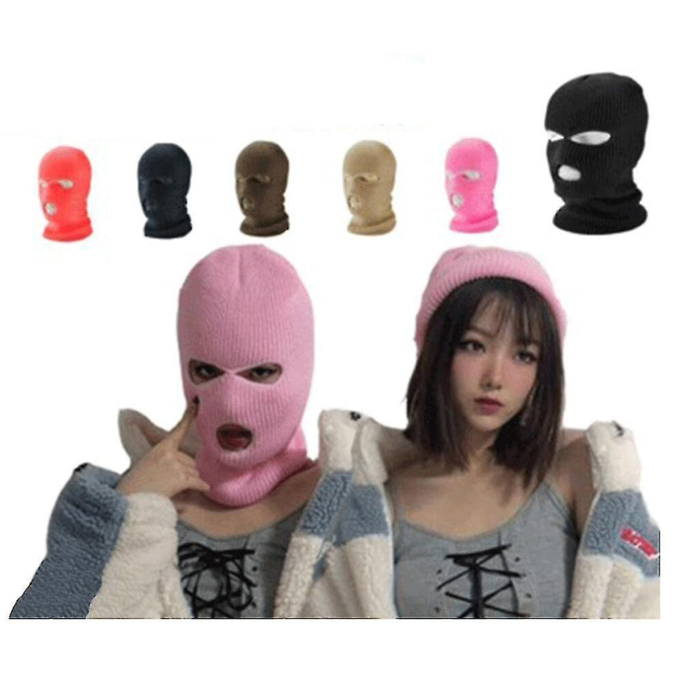 (Yellow) Winter Balaclava Hood Beanie Warm Mask Tactical Face Yellow 8792504026854