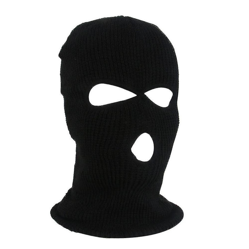 (Black) Winter Balaclava Hood Beanie Warm Mask Tactical Face Black 8792504026878