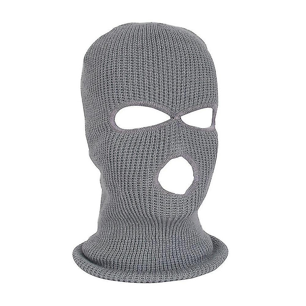 (Gray) Winter Balaclava Hood Beanie Warm Mask Tactical Face Gray 8792504026892