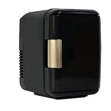 (Black mono, 5l) Bedroom Mini Fridge Small Portable