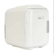 (White mono, 14l) Bedroom Mini Fridge Small Portable