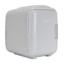(Grey mono, 14l) Bedroom Mini Fridge Small Portable