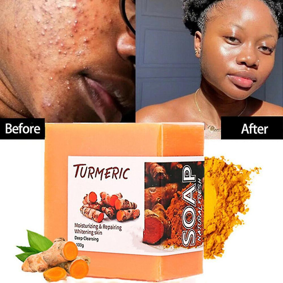 100g Turmeric Soap Slimming Natural Cleansing Soap For All Skin Types