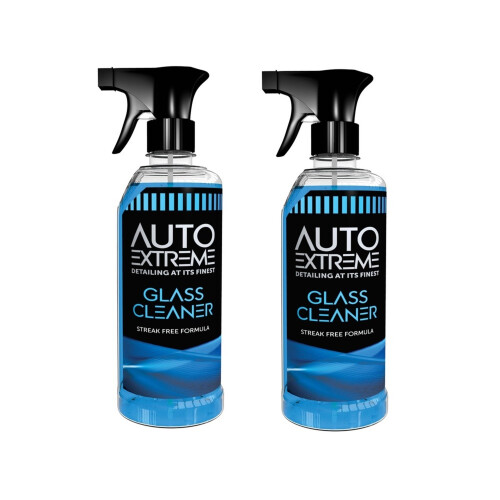 2 Auto Extreme Glass Cleaner Spray Car Window Cleaner 720ml Trigger 1