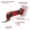 Einhell Einhell PXC Cordless Multi Tool 18V With Accessories TE-MG 18/1 Li - Body Only 4