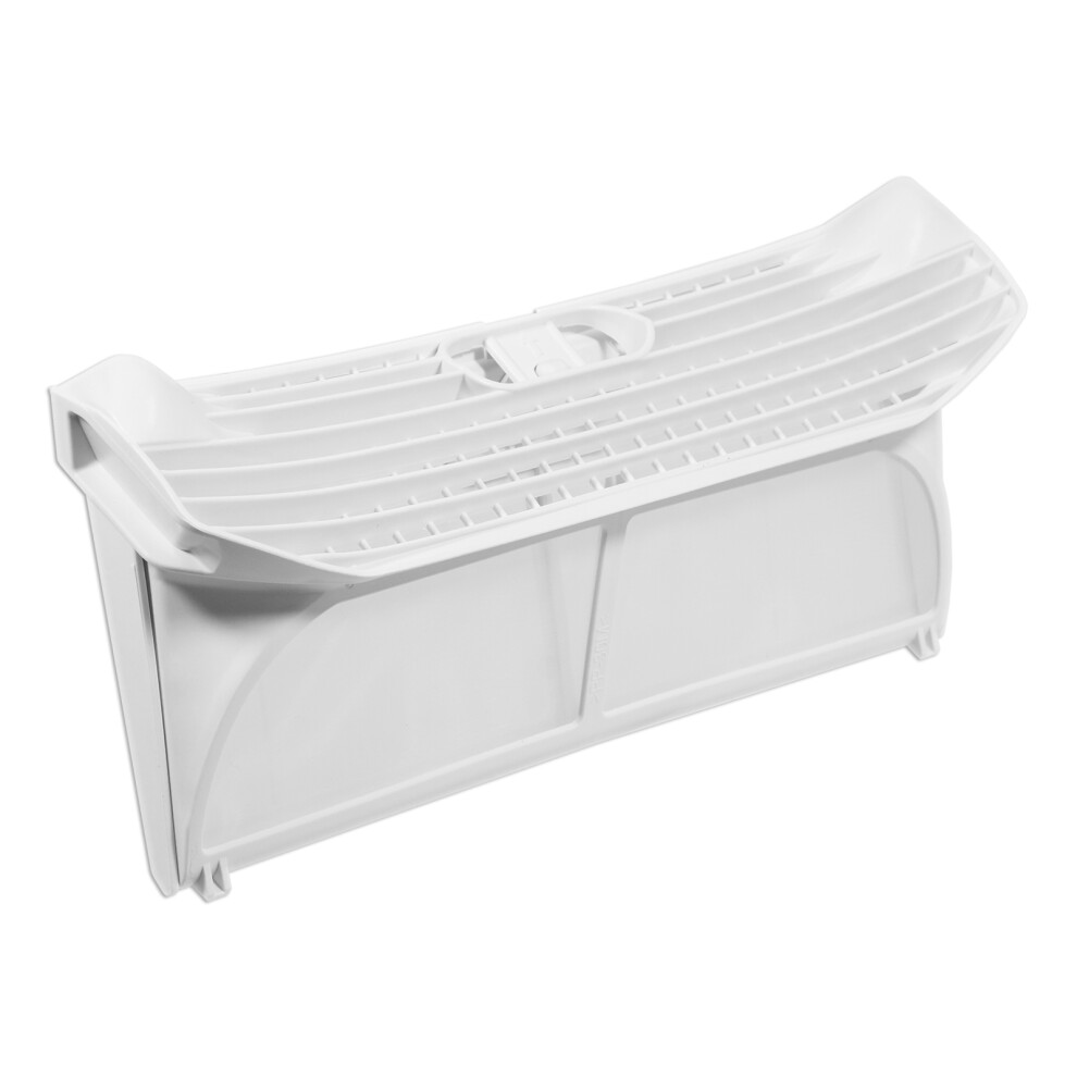 Spares2go Lint Fluff Filter Mesh Screen Cage For Whirlpool Awz Tumble Dryer (White) White