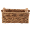 Small Wicker Baskets for Organizing Bathroom, with Wooden Handle 1
