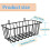 3 Pcs Wall Grid Panel Wire Basket,for Cabinet & Pantry Organization 6