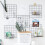 3 Pcs Wall Grid Panel Wire Basket,for Cabinet & Pantry Organization 4