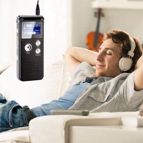 8G Voice Recorder, High-Definition Noise Reduction MP3 Player 1