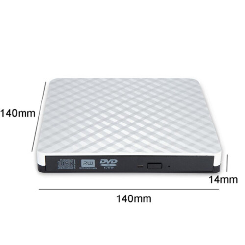 Φορητός υπολογιστής USB 3.0 DVD RW CD Writer Optical Drive Burner Reader Player 2