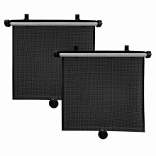 2Pcs 40X45CM Proteção Solar Retrátil Carro Sun Sombra Lateral À Prova de Sol