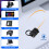 For Micro-sd Card IP67 Extension Cable for Cabinet Chassis Case 7