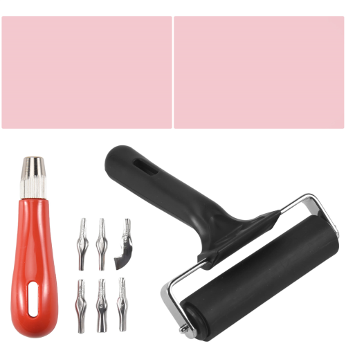 Rubber Stamp Making Kit,Block Printing Tool Kit,Linoleum Cutter 1