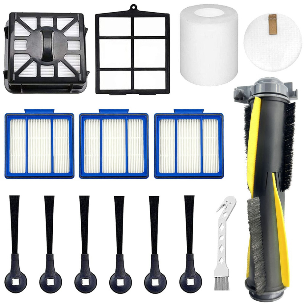 14 Pezzi Di Ricambio Per Filtro In Feltro Di Schiuma Per Aspirapolvere Robot Iq RV1001AE RV101