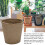 100Pcs Round Degradable Pulp Peat Flower Pot 8x8cm Plant Nursery Cup 2