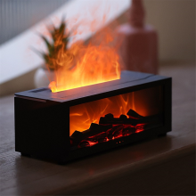 Kamin Flamme Luftbefeuchter Schlafzimmer Dauerhafte Duft Maschine Schwarz