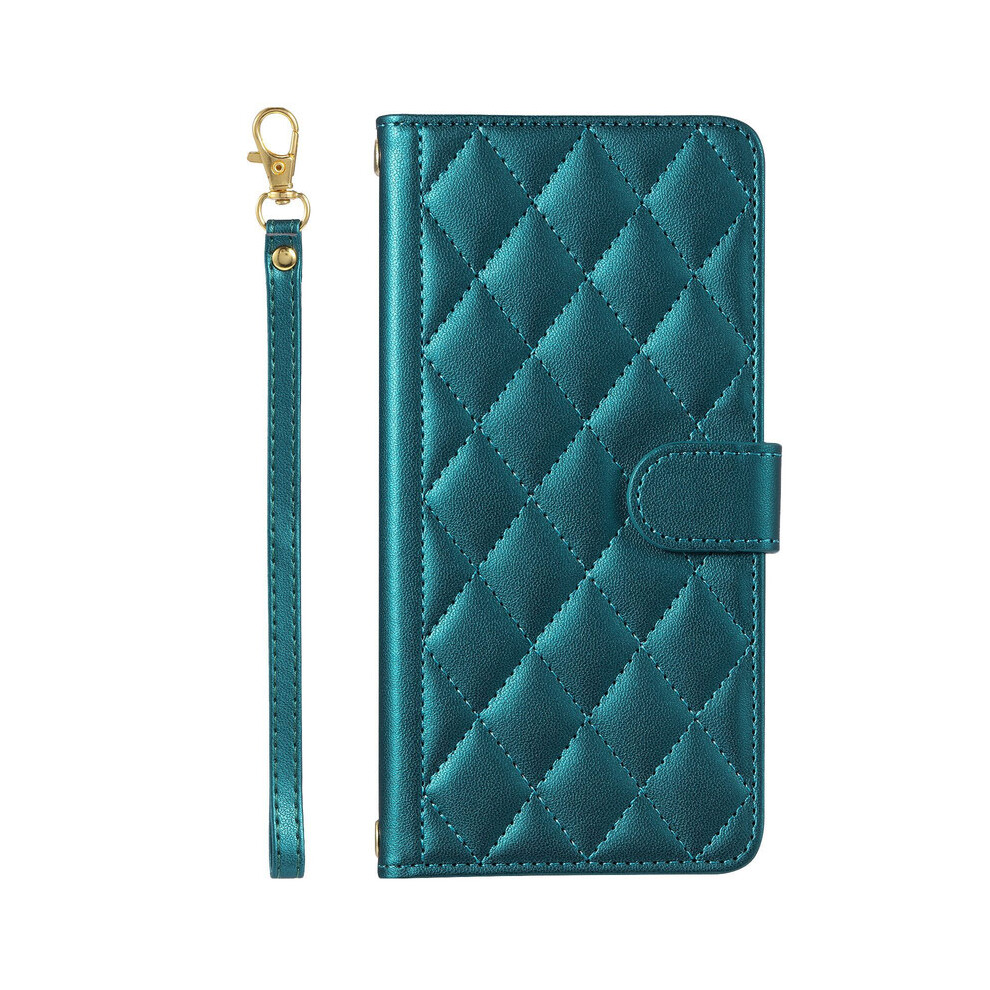 For iphone 15 Small Fragrance Phone Leather Case - Green-image-OPC-PFX9JPY-NEW