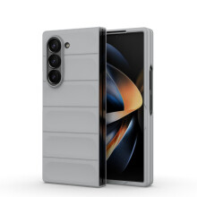 For Samsung Galaxy Z Fold6 Phone Case Silicone Full Cover - Gray