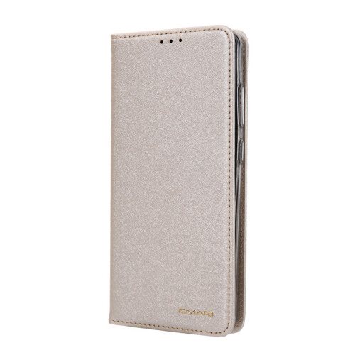 For iPhone12 Ice Crystal Silk Insert Card Wallet Phone Case - Champagne
