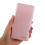 For iPhone12 Ice Crystal Silk Insert Card Wallet Phone Case - Pink 2