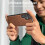 Suitable for Samsung S25 drop-proof mobile phone case retro leather - Brown 6