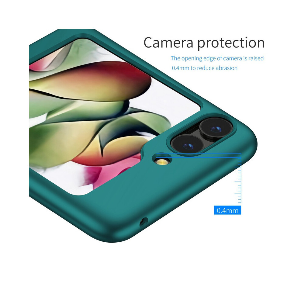 For Samsung Z Flip 5 Full Cover Shockproof Mobile Phone Case - Green 6910863329771