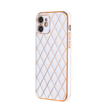 For iPhone11 Lambskin Phone Case - White