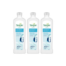 3x Simple Kind to Skin Sensitive Bath Soak Hypoallergenic for All Skin Types, 1L
