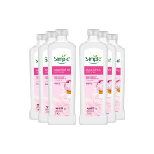 6x Simple Kind to Skin Nourishing Bath Soak w/ Chamomile Oil Sensitive Skin, 1L