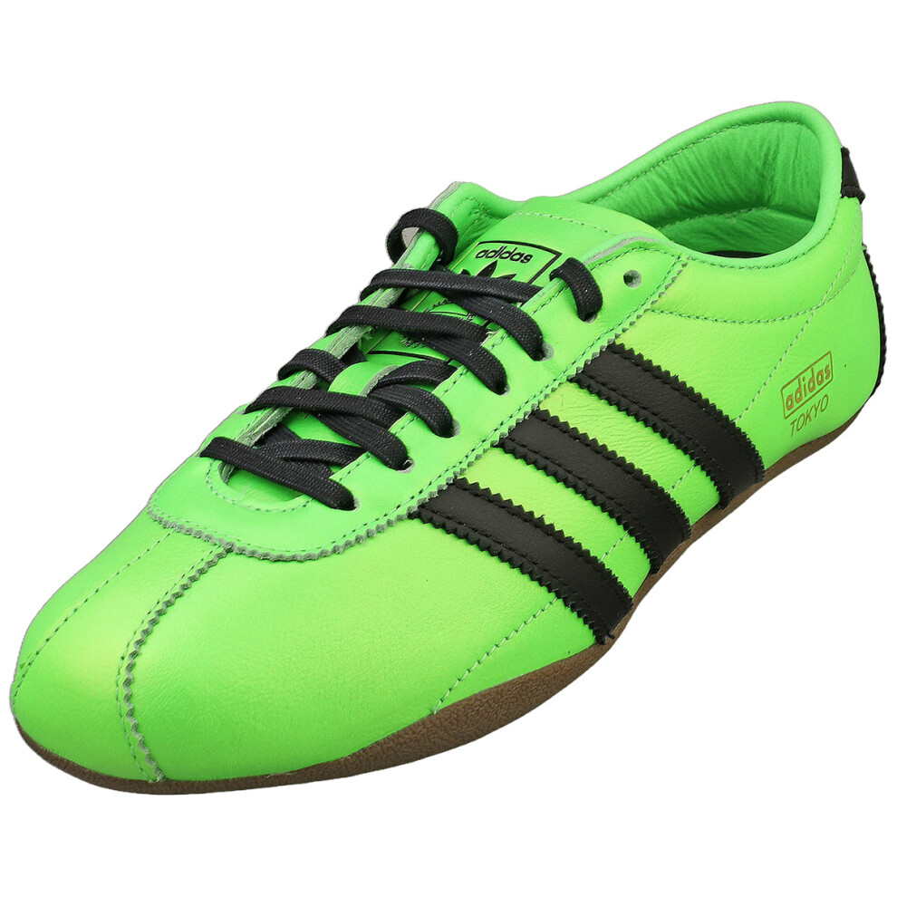 (3.5) Adidas Tokyo Decon Womens Fashion Trainers In Green Black